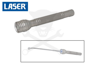 Elemlámpa LED 06 ledes + teleszkópos mágnes 2:1-ben -TS20