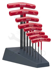 Imbuszkulcs készlet T-mark. gömbv. 2-10 mm - BTX80M/S Bondhus