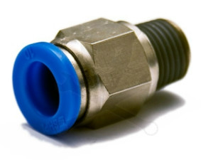 Levegős csatlakozó műanyag csőhöz 12 mm - KM 1/2