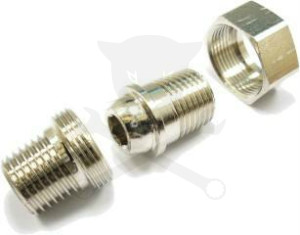 Levegő csatlakozó közcsavar oldható 1/2"-1/2" KK (230M-1/2K)