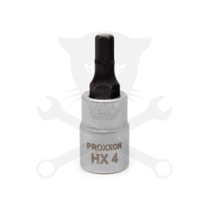 Rátűzőkulcs - crowa+bit 1/4" Imbusz HX4 Proxxon