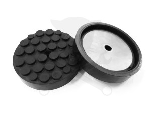 Gumipogácsa csápos emelőhöz 120/110 mm-es fémhátlap+perem+betét