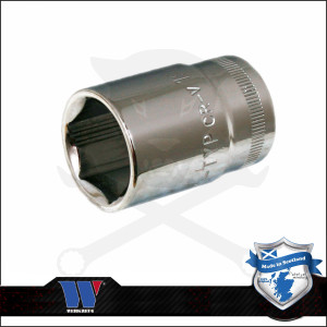 Lok-Typ Dugókulcs - crowafej 1/2" 19 mm 6 lap normál - Welzh