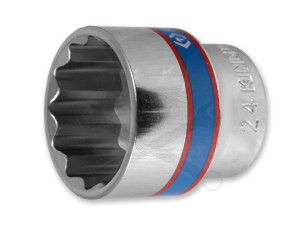 Dugókulcs - crowafej 3/8" 12 lap normál 24 mm