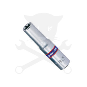 Dugókulcs - crowafej 1/4" belső torx hosszított E05 KingTony