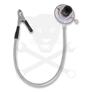 Szögmérő nyomatékkulcshoz - csipeszes, flexibilis karral 1/2" BGS