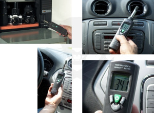 Hőmérséklet és páratartalom mérő HUBI