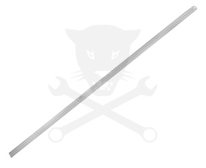 Vonalzó, acél, merev 1000 mm x 25 mm csak metrikus