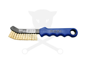 Drótkefe Féknyereg tisztító kefe - sárgaréz - 230 mm Profi - BGS
