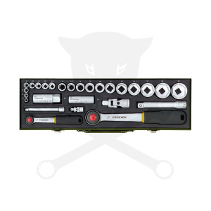 Dugókulcs készlet 1/4" - 1/2" 6 lap 6-32 mm 27 db-os PROXXON