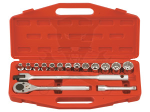 Dugókulcs készlet 1/2" 12 szögű COLOS rövid 16 db-os Genius