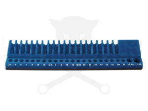 Mágneses tartó-rendező 43 db-os - 10 mm-es rövid és hosszú bitekhez