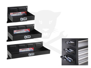 Mágneses szerszámtartó polc készlet 4 db-os