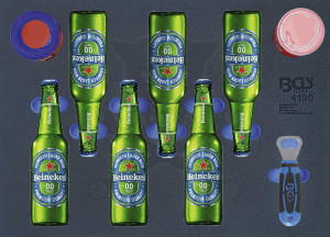 Tálcás SÖR, CHIPS és MOGYORÓ "Túlélő" készlet 9 db-os - 1/1 tálcás