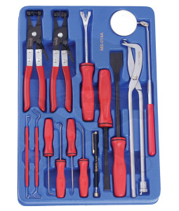 Tálcás Genius szerszám készlet autószereléshez 14 db-os 1/2