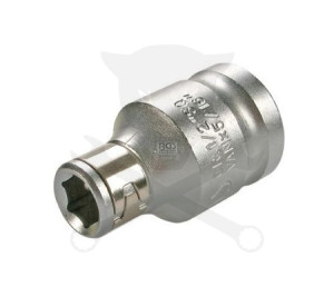 Bit tartó adapter 1/2"- 8 mm=5/16"-os bithez BGS