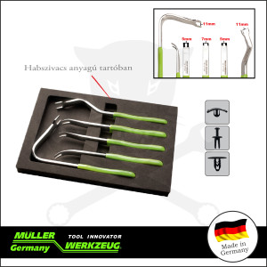Patent kiszedő szerszám készlet spec. 175-195 mm 5db-os - MÜLLER