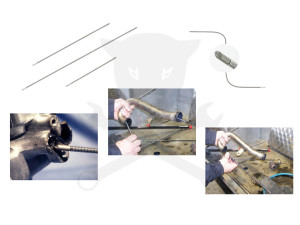 Motor-hengerfej-EGR furattisztító flexibilis spec.fúró készlet3 db-os