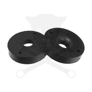 Gumipogácsa aknaperem emelőhöz 95/20 mm felül középen íves-lyukas