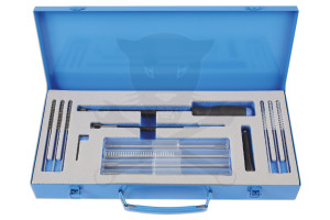 Izzítógyertya menetfúró és furattisztító kefe készlet 13 db-os - TS20