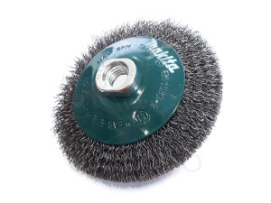 Drótkorong, fonott 115 mm M14 hullámos, kúpos- Makita