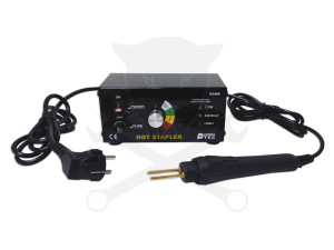 Műanyag elem tűzőgép 230 V-os hálózati kivitel EU aljzat