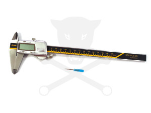 Tolómérő digitális 200 mm - 0,01 mm - mélységmérővel