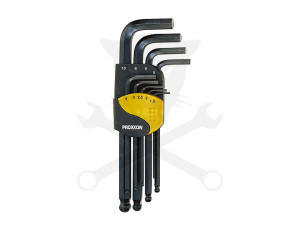 Imbuszkulcs készlet hosszú, gömbv. 1.5-10 mm - Proxxon