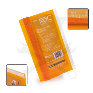 Szélvédő tisztító 3:1-ben: vízcsepp lehúzó, jégkaparó, pára letörlő