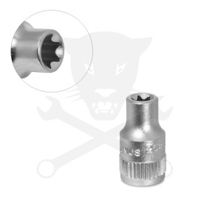 Dugókulcs - crowafej 1/4" belső torx E06 Genius