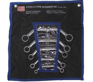 Indítókulcs készlet COLOS 1/4"-7/8" - 5 db-os BGS