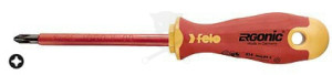 Csavarhúzó Ergonic VDE 1000 V szigetelt PH1x80 mm - Felo