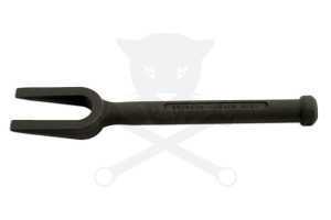 Gömbfejszerelő villa fekete 25 mm-es