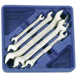 Tálcás Genius villáskulcs készlet 5 db-os COLOS vékony - 1/6