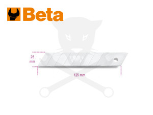 Penge BETA tördelhető 25 mm 10 db - dekor - ezüst - Beta