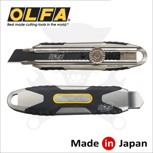Vágókés OLFA 18 mm törh.penge, csavaros rögz. - erős aluházas XD