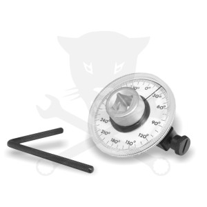 Szögmérő nyomatékkulcshoz - hajlított karral 1/2"