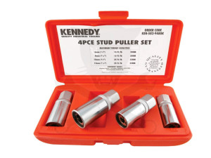 Tőcsavar ki- és behajtó készlet M6-M12 mm 4 db-os - Kennedy (KEN-582-9480K)