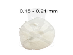 Szóróanyag elektrokorund fehér EK 80 = 0.15 - 0.21 mm -25 kg