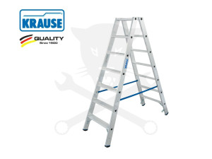 Létra ALU lépcsőfokos két oldalon járható álló 2x7 fok - Krause STABILO