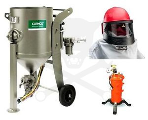 Homokfúvó gép, IPARI tartályos 100L komplett felszereltség - Clemco