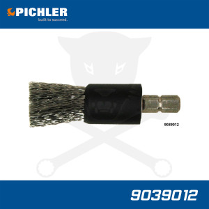 Pichler tartozék porlasztó fészek fenék kefe - acél 17 mm-es