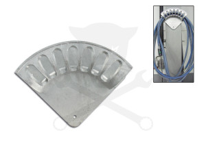 Levegő tömlő megvezető 400 mm - aluminium - Hubitools