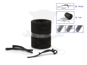 Ereszcsatorna lombfogó háló 6 m x 15 cm