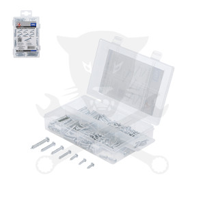 Fém lemezcsavar készlet 175 db - BGS