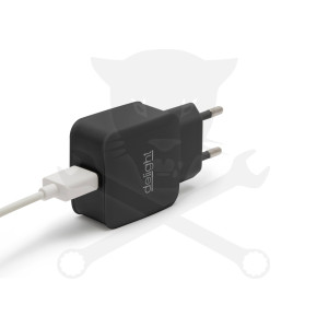 Hálózati USB töltő adapter 230V - 5V 1.2A szabvány USB kábelhez