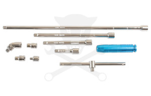 Toldószár 3/8" készlet 10 db-os LASER