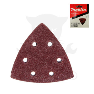 Multigéphez csiszolópapír 93x93 mm K 60-240 6 lyukú 10 db - Makita