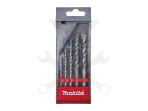 Kőzetfúró készlet 5 db-os 4-10 mm - hengeres - Makita