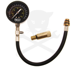 Kompressziómérő benzines BGS + 1 db réz toldó